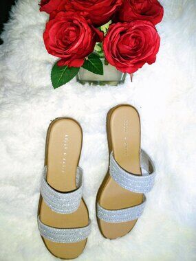Silver Like New Sandals